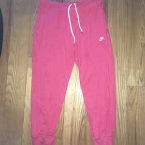Pink Nike sweatpants joggers